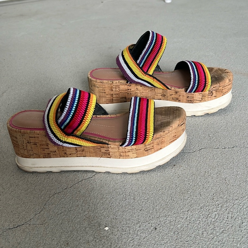 Gianni Bini Briarre Rainbow Elastic Platform Sandal